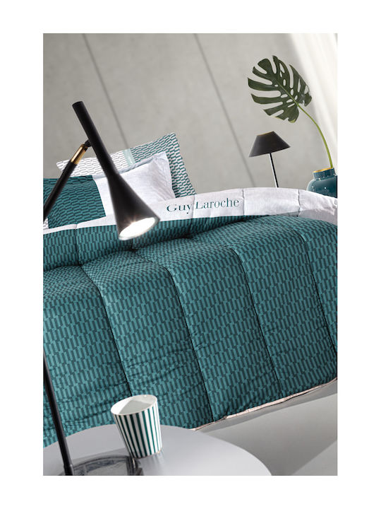 Guy Laroche Πάπλωμα Υπέρδιπλο 220x240εκ. Status Petrol 530 GSM