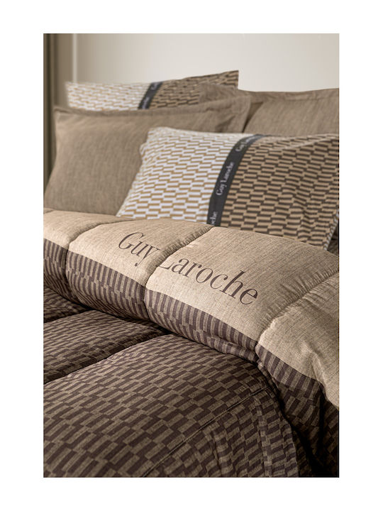Guy Laroche Bettdecke Großes Doppelbett 220x240cm Status Beige