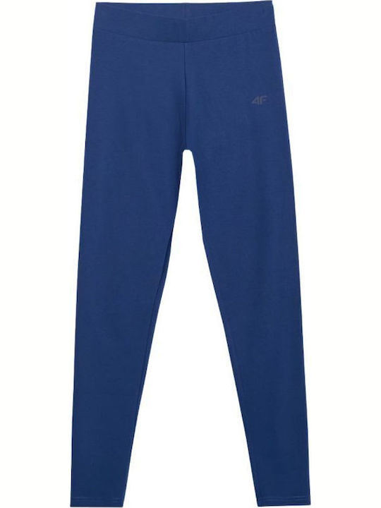 Cas F195 Women's Long Legging High Waisted Navy Blue