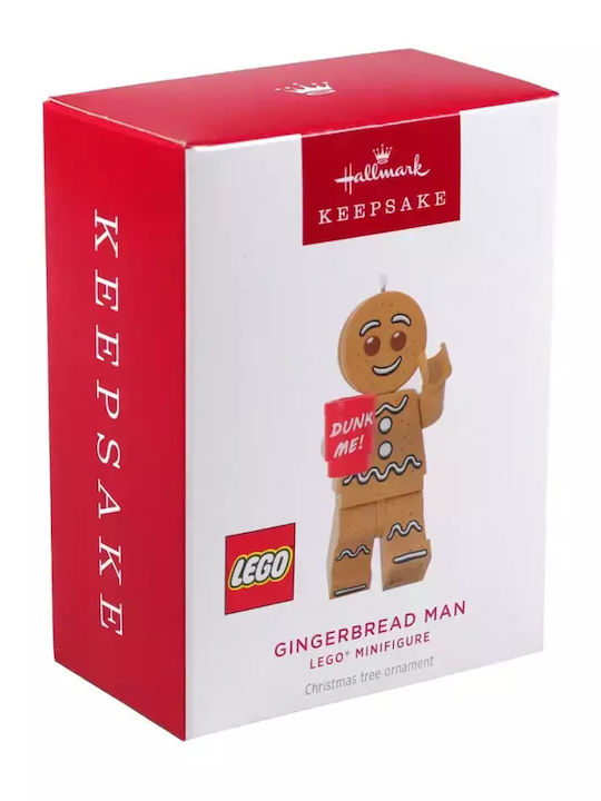 LEGO Χριστουγεννιάτικη Μεταλλική Φιγούρα Ζαχαρωτό Κόκκινο Ύψους 6εκ.