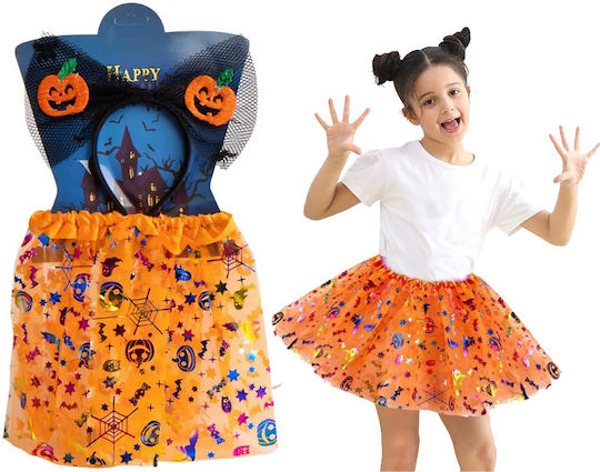 De carnaval Echipat Portocalie pentru Halloween 2buc