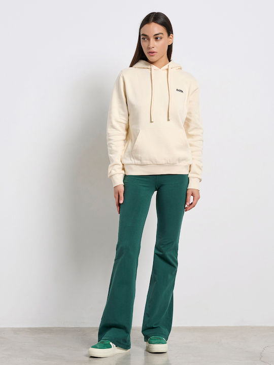 Women's Sweatshirt Hooded Porcelain