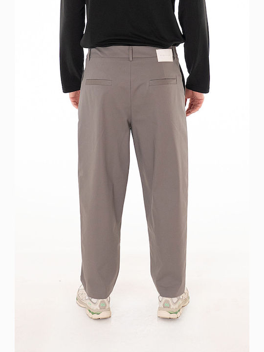Παντελόνι Chino σε Loose Εφαρμογή Γκρι