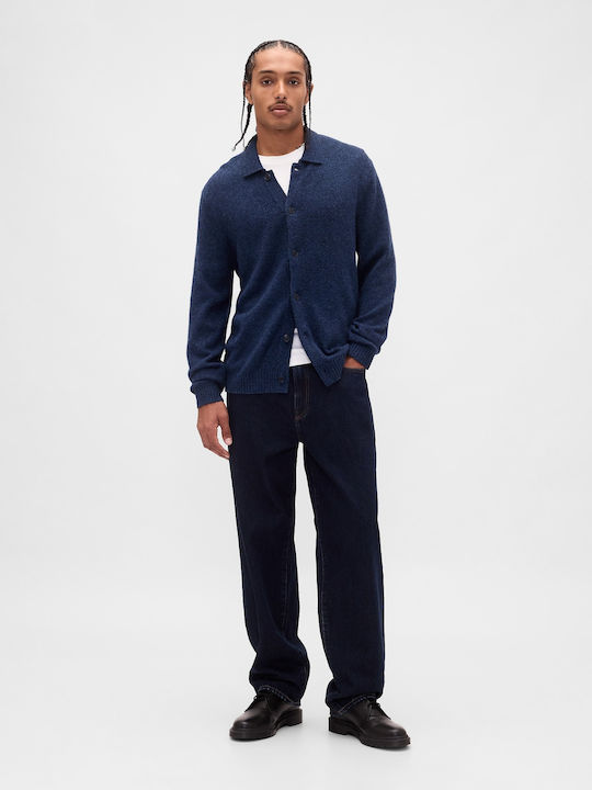 Langarm-Pullover Denim Blue Heather