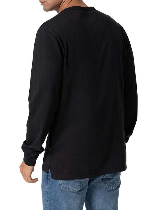 Tiffosi Kurzarm Herrenbluse Schwarz
