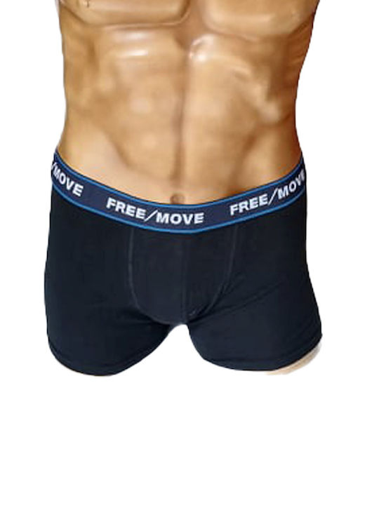 Men's Boxers Black Blue/Red 2Pack