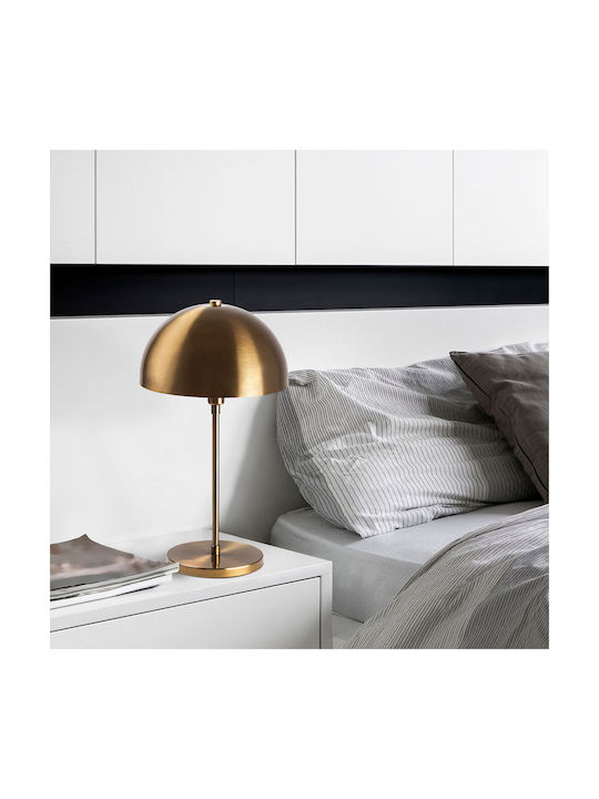 Opviq Table Lamp for Socket E14 with Yellow Shade and Base