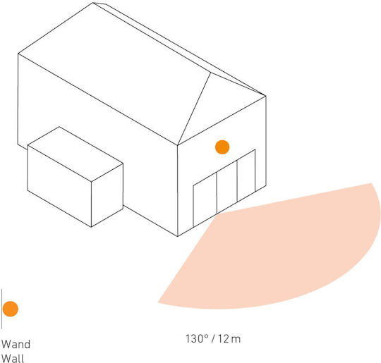 Steinel 130-2 Wired Infrared Motion Sensor 130° Detection Angle 12m Range