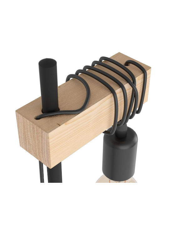 Eglo Office Lamp for Socket E27 in Brown Color