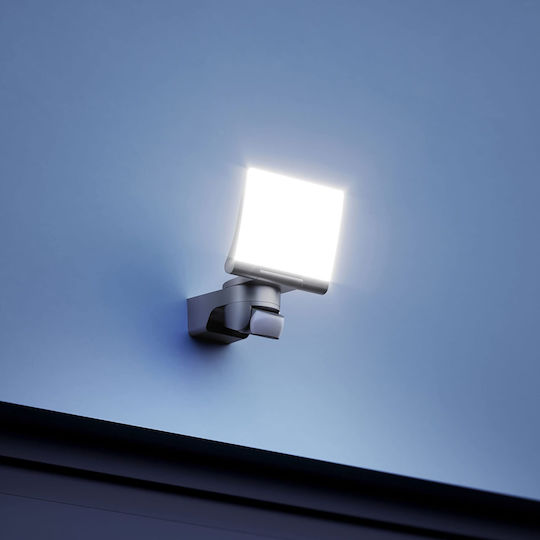 Steinel Xled Home Водоустойчив Слънчев LED Прожектор 20W Топло Бяло 3000K с Motion Sensor IP44