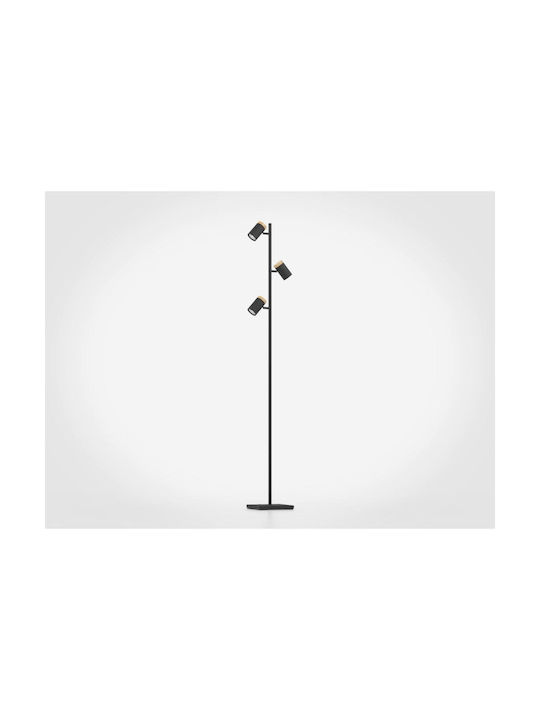 Eglo Cartagena Floor Lamp H162.5xW20.5cm. with Socket for Bulb GU10 Gray