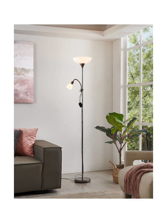 Eglo Up2 Floor Lamp H176.5xW27.5cm. with Socket for Bulb E27 White