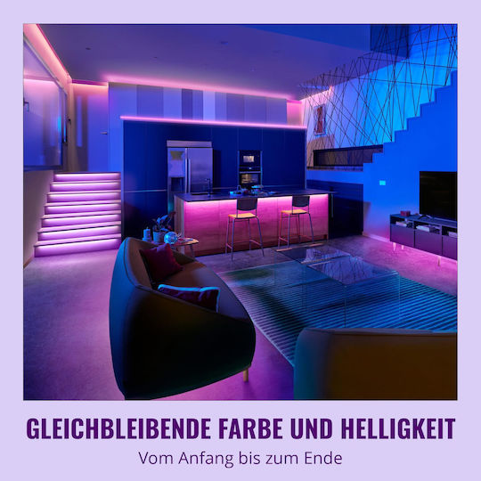 WiZ Смарт LED Лента Wi-Fi RGB Светлина 15м