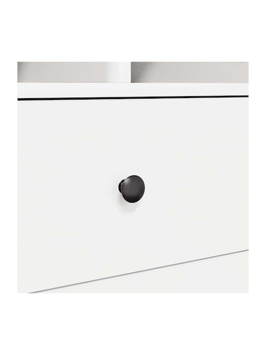 White Bookcase 45.5x34x127 cm