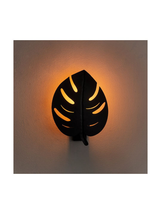 Opviq Lumină De perete Negru 21cm