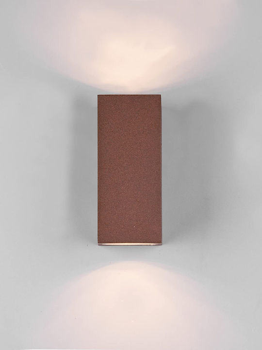 Trio Lighting Roya Wall-Mounted Outdoor Spot Light GU10 IP44 Double Beam 6x15εκ.