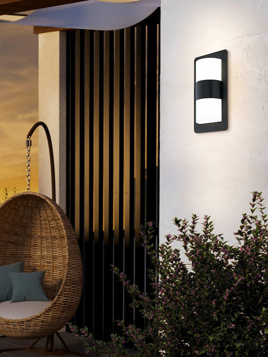 Eglo Cistierna Wall-Mounted Outdoor Ceiling Light E27 IP44 18x35x35εκ.