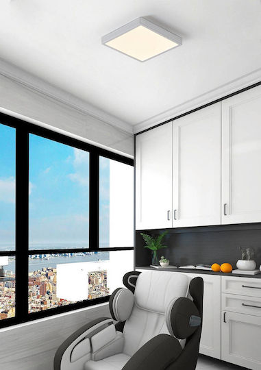 Eglo Argolis 2 Square Outdoor LED Panel 20W with Warm White Light 3000K 28.5x28.5cm Eglo Argolis 2 Square Outdoor LED Panel 20W with Warm White Light 3000K 28.5x28.5cm
