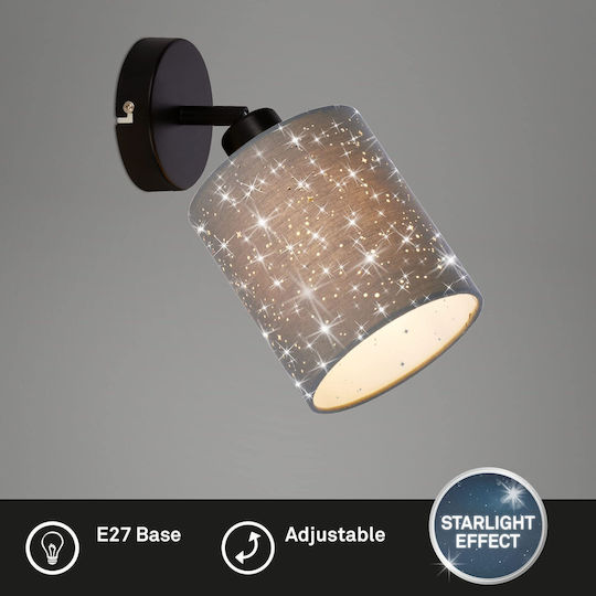 Briloner Einzel Spot mit Fassung E27 in Gray Farbe