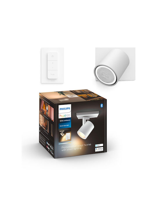 Philips Μονό LED Σποτ σε Λευκό Χρώμα
