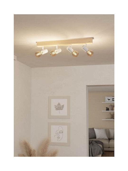 Eglo 99485 Φωτιστικό Σποτ Townshend 4xe27 60w 230v Fsc Πιστοποιημένο