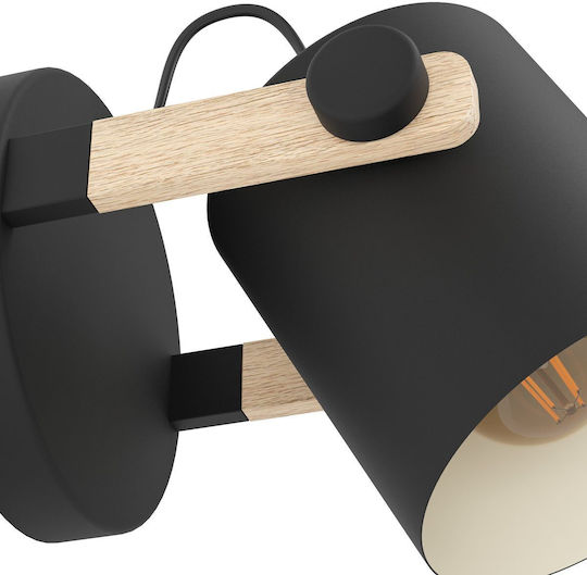 Eglo 43518 Стенна лампа Hornwood 1xe27 28w 230v FSC сертифицирана