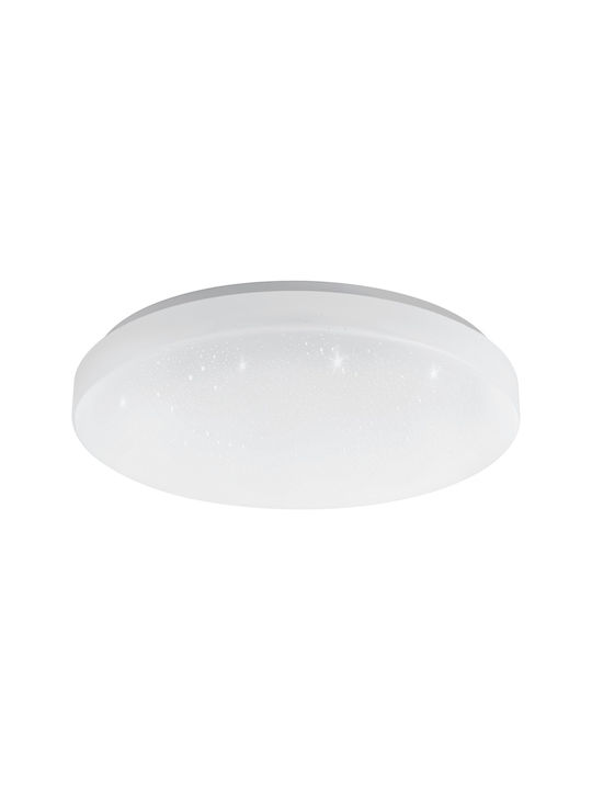 Eglo Totari-z Smart Ceiling Mount Light 38cm White with Integrated LED and Remote Control