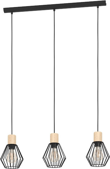 Eglo Pendant Light Brown 76x16x110cm