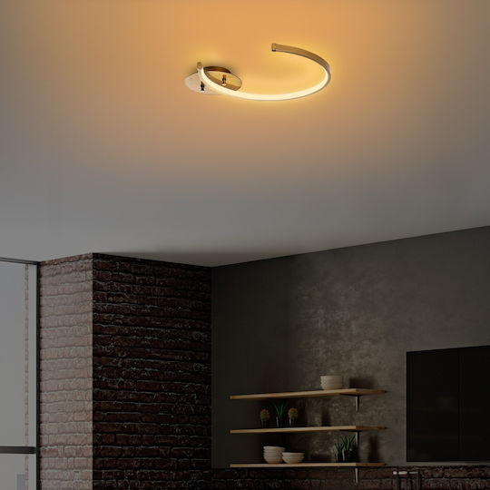 Opviq Moon Pendant Light Yellow 46x33cm
