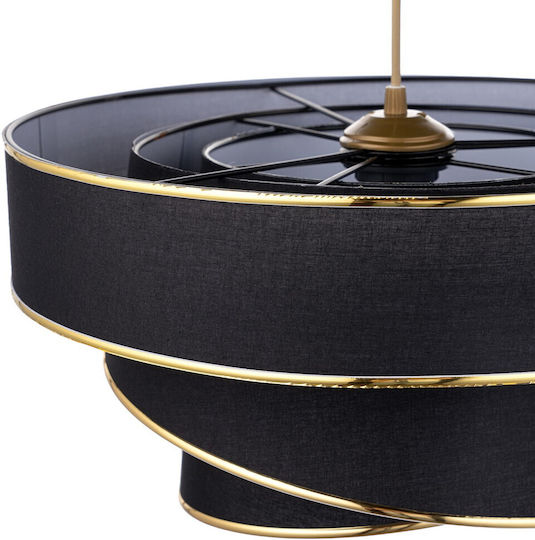 Opviq Couper Pendant Light Black with Socket E27 40x72cm