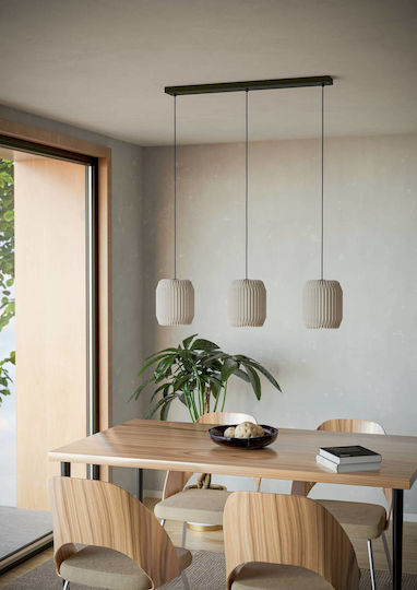 Eglo Lumini Suspendate Negru Cu Bază De Bec E27 88x18x110cm