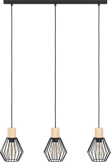 Eglo Pendant Light Brown 76x16x110cm