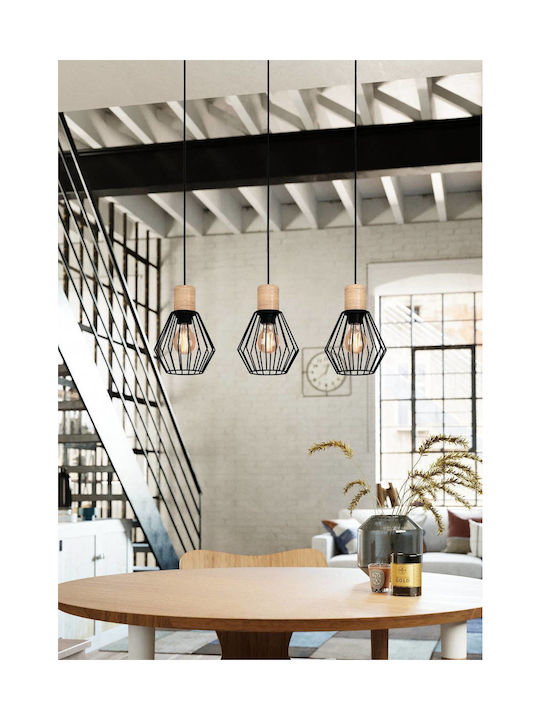 Eglo Pendant Light Brown 76x16x110cm