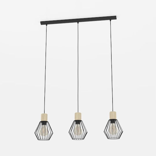 Eglo Pendant Light Brown 76x16x110cm