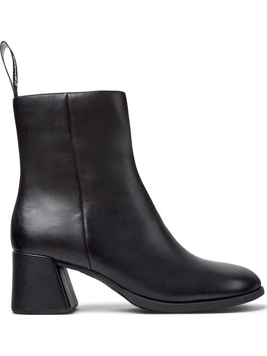 Leather Women's Ankle Boots Black