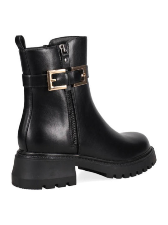 Stiefeletten Damen Schwarz