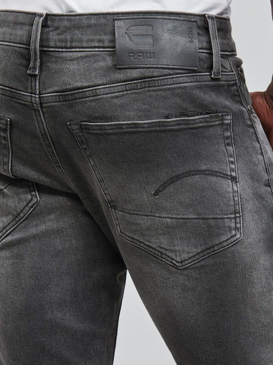 3301 Men's Jeans Pants Elastic with Slim Fit Gray