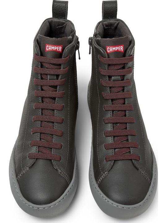 Peu Touring Leather Women's Ankle Boots Gray