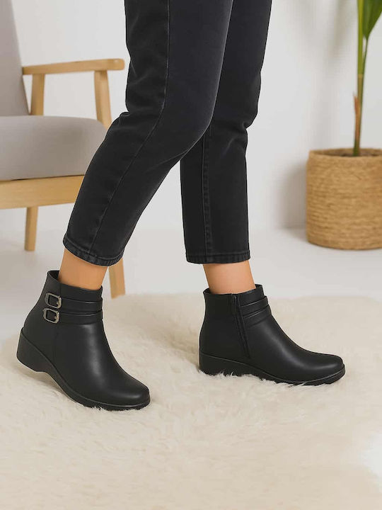 Women's Ankle Boots Platform Black