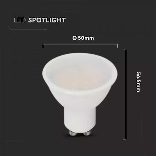 V-TAC LED-Lampe 10W für Fassung GU10 Warmes Weiß