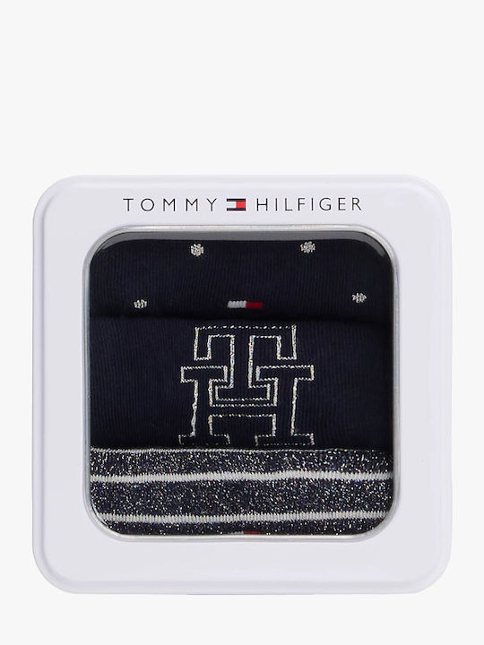 Tommy Hilfiger Femei Șosete Marina 3Pachet