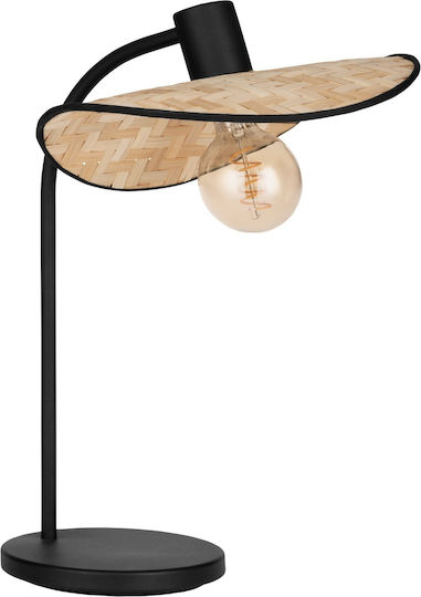 Eglo Lampă de masă cu Abajur Negru și Bază Eglo Lampă de masă cu Abajur Negru și Bază