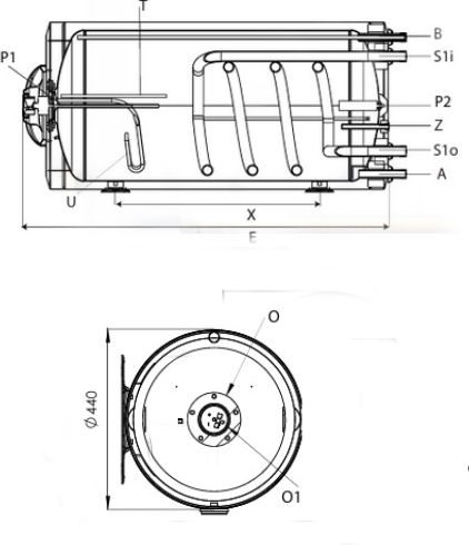 Bartec Θερμοσίφωνας 100lt Glass Οριζόντιος 3kW