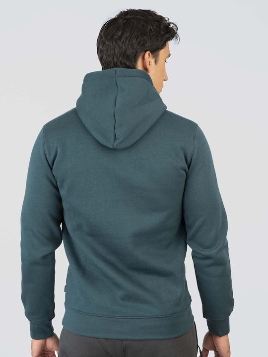 Φούτερ με Κουκούλα Deep Teal