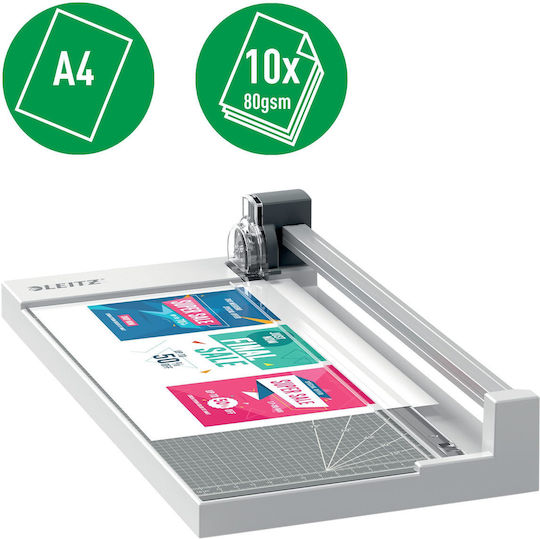 Leitz Κοπτικό Μηχάνημα Trimmer Επιτραπέζιο 41cm για Φύλλα Μεγέθους έως A4