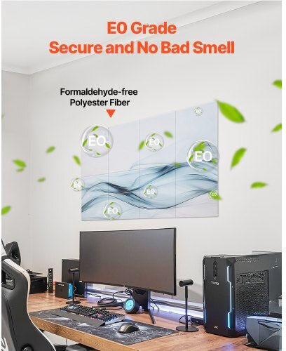 3D Wall Panels Adhesive Green 15.8x11.8cm 8 Pieces
