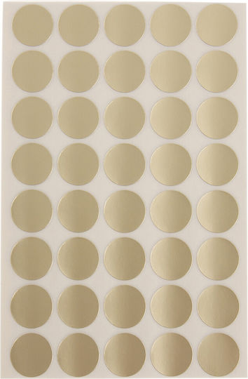 Stef Labels Round Small Adhesive Gold Label 19mm 1600pcs