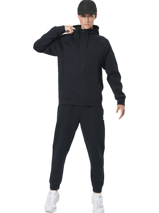 Black Hoodie Cardigan