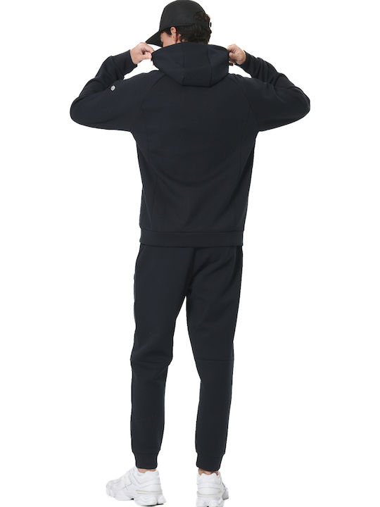 Black Hoodie Cardigan