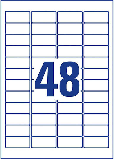 Avery Autocolante mici in Alb Culoare 45.7x21.2mm